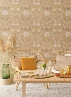 Tapete June Beige 10 Tapete June Beige -Tapetengeschäft June D 389341 2880x1440