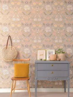 Tapete June Hellgrau -Tapetengeschäft June D 389342 2880x1440