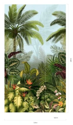 Wandbild Jungle Kingdom Grüntöne 6 Wandbild Jungle Kingdom Grüntöne -Tapetengeschäft Jungle Kingdom C 390711 2880x1440
