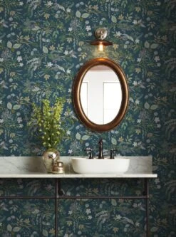 Tapete Juniper Forest Graublau -Tapetengeschäft Juniper Forest B 790153 2880x1440