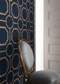 Tapete Kalea Dunkelblau -Tapetengeschäft Kalea B 431352 2880x1440