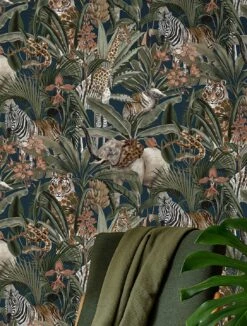 Tapete Kanajawa Ozeanblau -Tapetengeschäft Kanajawa A 104461 2880x1440