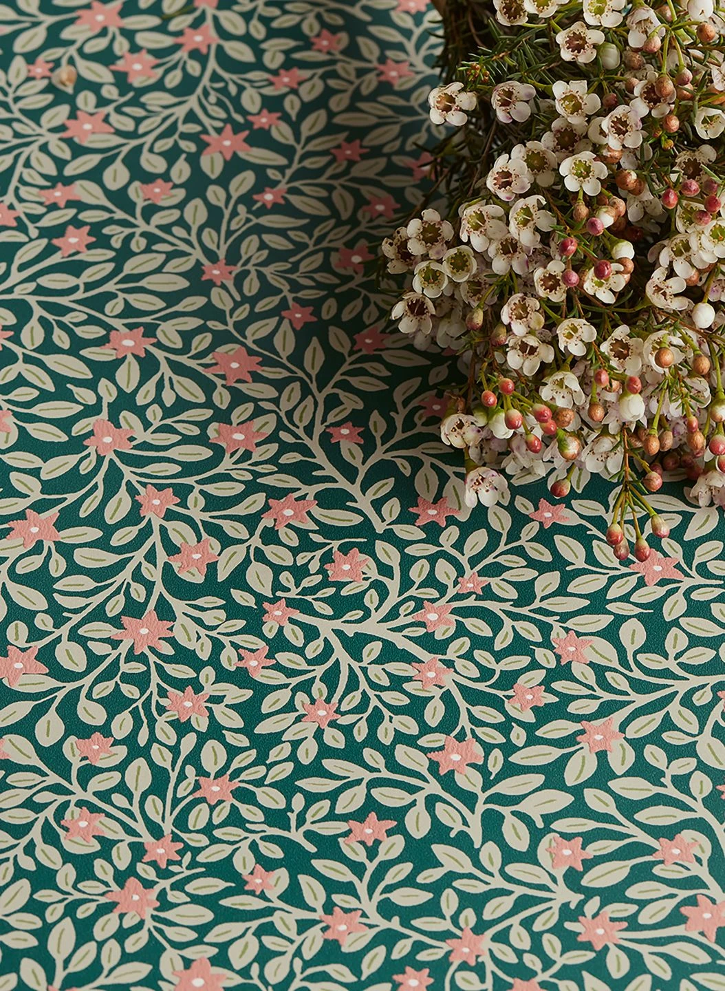 Tapete Karina Blaugrün 1 Tapete Karina Blaugrün