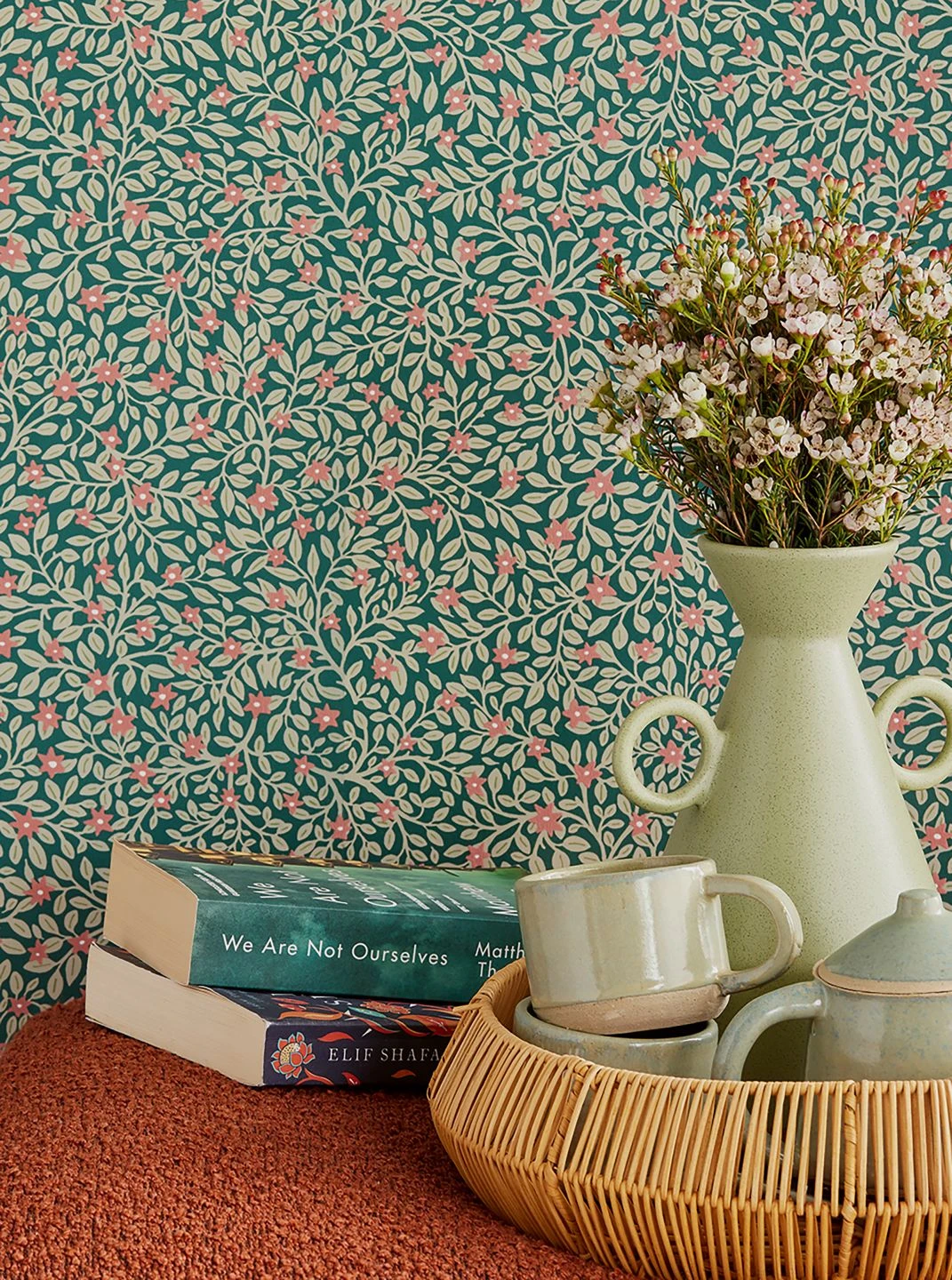 Tapete Karina Blaugrün 4 Tapete Karina Blaugrün – Bild 4