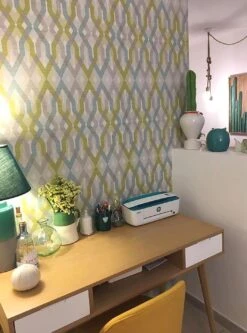 Tapete Karus Minttürkis -Tapetengeschäft Karus L 821294 2880x1440