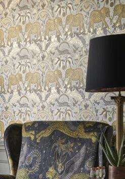 Tapete Zambezi Blassgelb -Tapetengeschäft Kathmandu B 745111 2880x1440