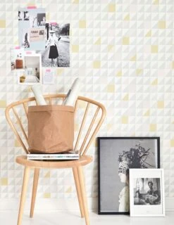 Tapete Katinka Hellgelb -Tapetengeschäft Katinka C 389201 2880x1440