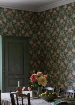 Tapete Kerala Schilfgrün -Tapetengeschäft Kerala C 451872 2880x1440