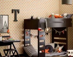 Tapete Kids Foxes Rotorange -Tapetengeschäft Kids Foxes B 461811 2880x1440