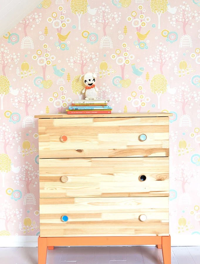 Tapete Körsbärsdalen Pastellrosa 3 Tapete Körsbärsdalen Pastellrosa – Bild 3