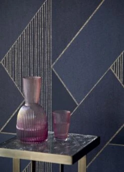 Tapete Kolana Dunkelblau