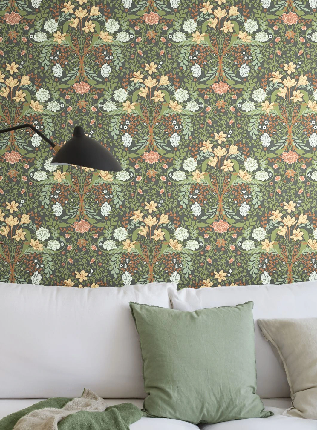 Tapete Kristina Olivgrün 5 Tapete Kristina Olivgrün – Bild 5