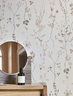 Tapete Lahna Beigebraun