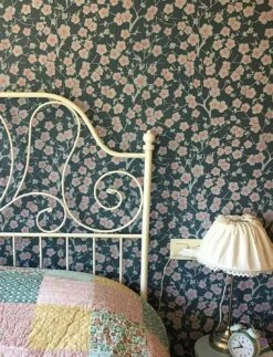 Tapete Laila Blaugrau -Tapetengeschäft Laila B 783011 2880x1440