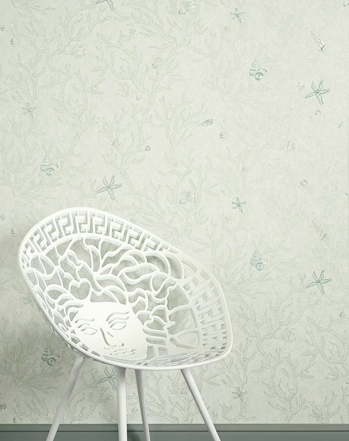 Versace Tapete Laurin Grünweiss 4 Versace Tapete Laurin Grünweiss – Bild 4