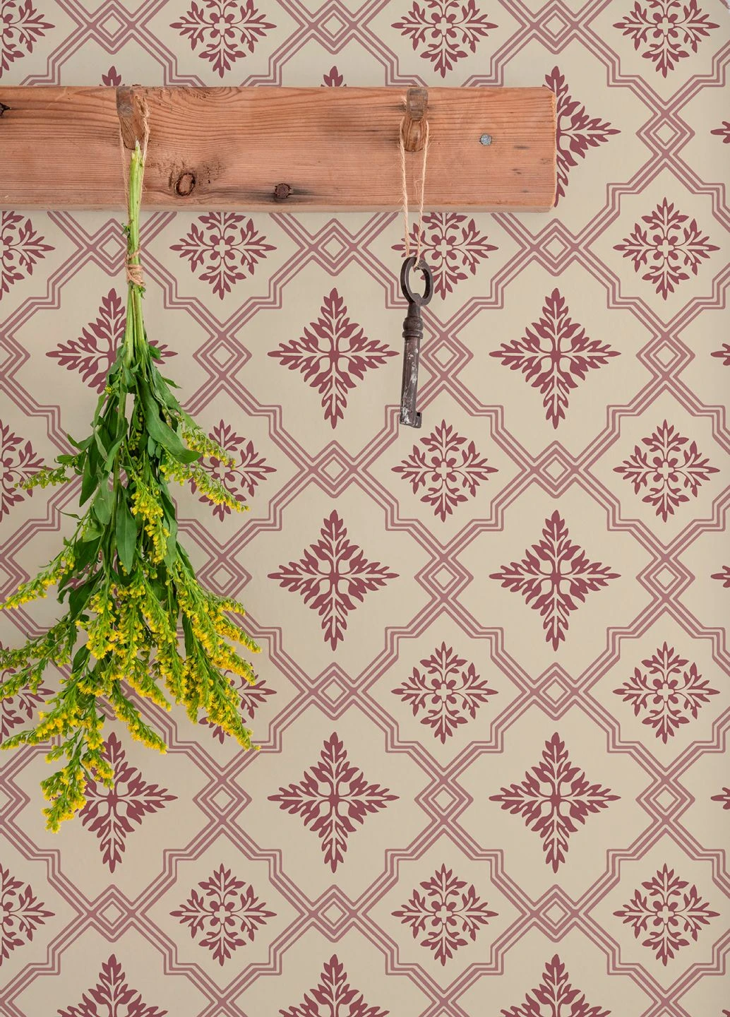 Tapete Lavinia Weinrot 1 Tapete Lavinia Weinrot