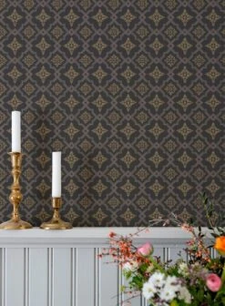 Tapete Lavinia Anthrazit -Tapetengeschäft Lavinia B 491263 2880x1440