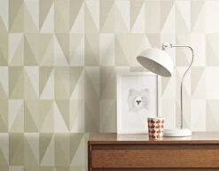 Tapete Lenus Kieselgrau