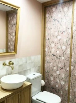 Tapete Leonidas Blassrosenholz -Tapetengeschäft Leonidas 451522 2880x1440