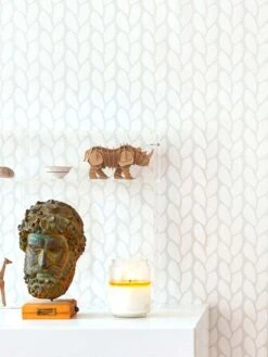 Tapete Leya Cremeweiss