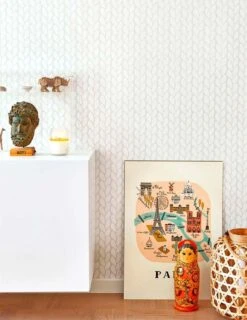 Tapete Leya Cremeweiss -Tapetengeschäft Leya B 389221 2880x1440