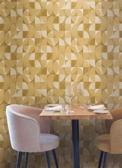 Tapete Libertas Sandgelb 5 Tapete Libertas Sandgelb -Tapetengeschäft Libertas 626103 2880x1440