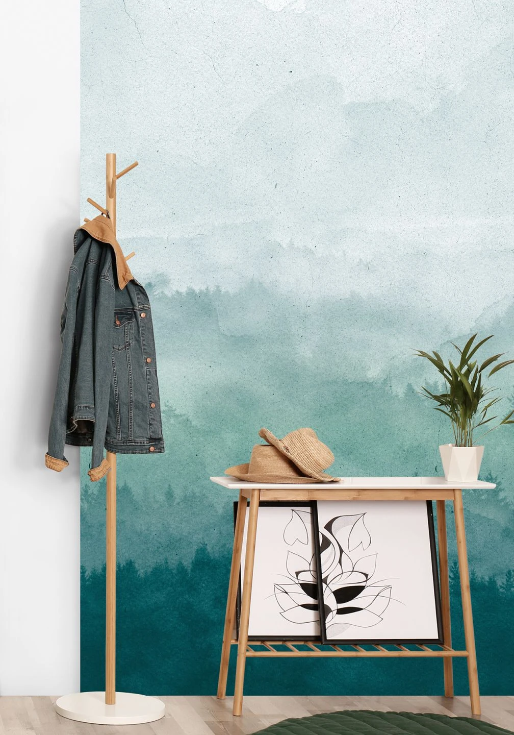 Wandbild Ligea Grüntöne 1 Wandbild Ligea Grüntöne