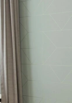 Ferm LIVING Tapete Lines Blasspastellgrün