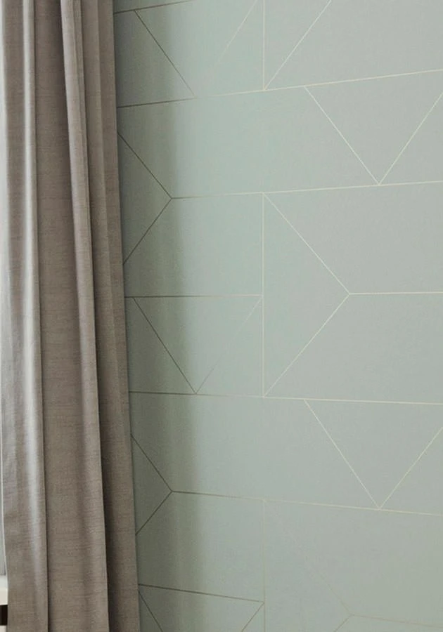 Ferm LIVING Tapete Lines Blasspastellgrün 1 Ferm LIVING Tapete Lines Blasspastellgrün