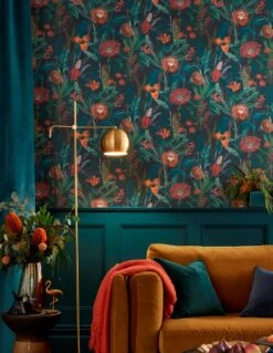 Tapete Livia Wasserblau -Tapetengeschäft Livia B 431751 2880x1440