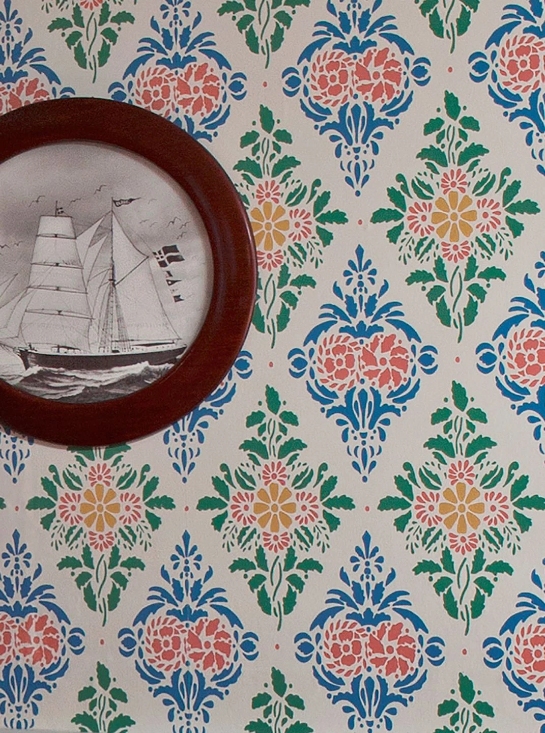 Tapete Loreley Brillantblau 1 Tapete Loreley Brillantblau