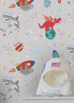 Tapete Lorenzo Grauweiss