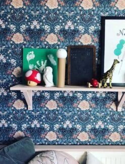 Tapete Lovisa Taubenblau