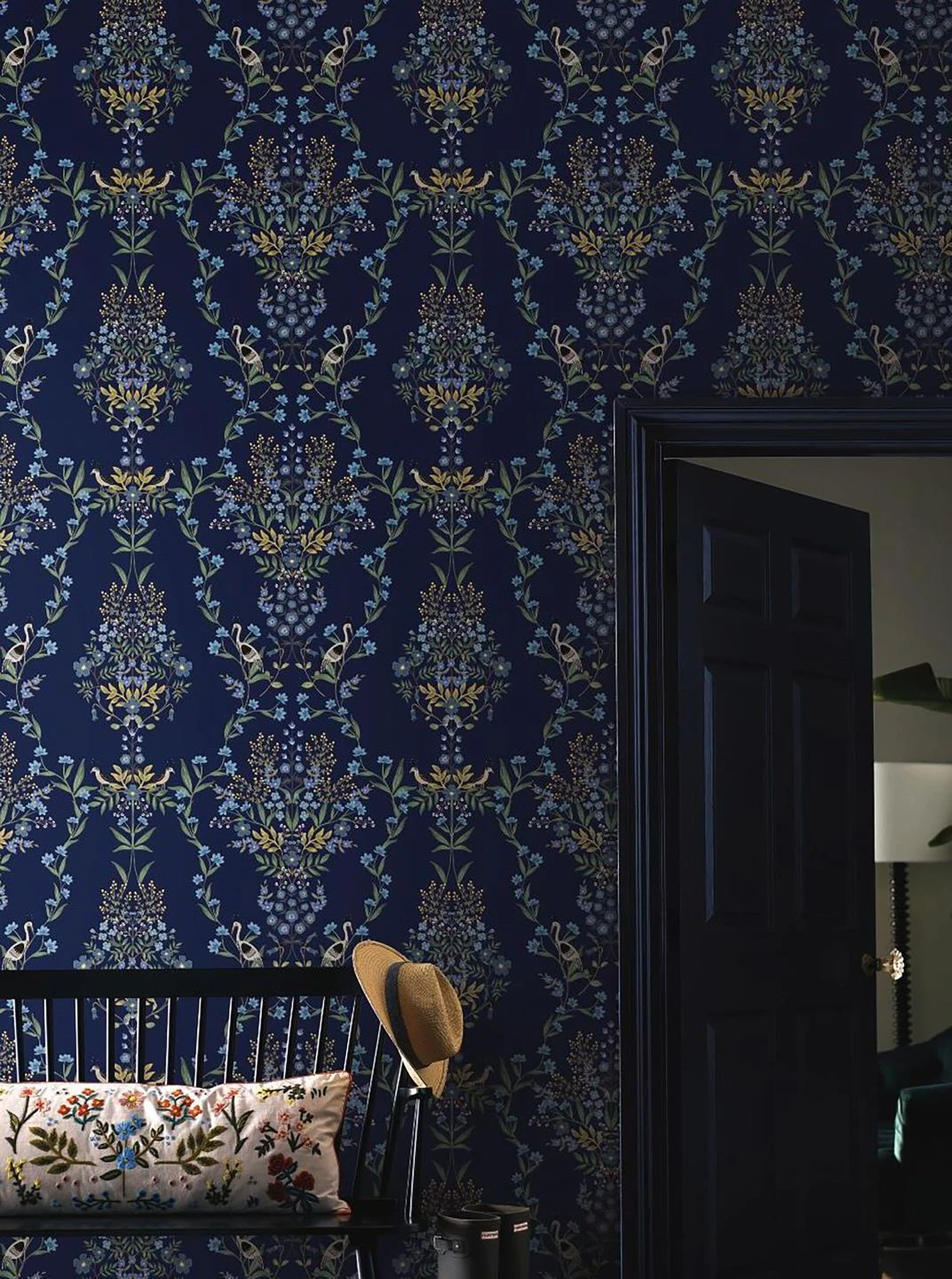 Selbstklebende Tapete Luxembourg Stahlblau 3 Selbstklebende Tapete Luxembourg Stahlblau – Bild 3