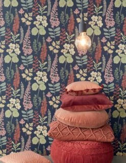 Tapete Luzie Dunkelblau -Tapetengeschäft Luzie B 821671 2880x1440