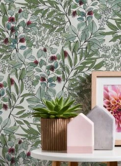 Tapete Macrame Grüntöne