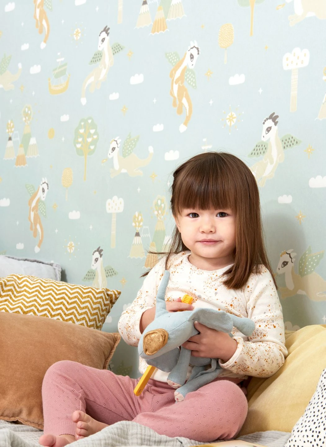 Tapete Magical Adventure Blassminttürkis 4 Tapete Magical Adventure Blassminttürkis – Bild 4