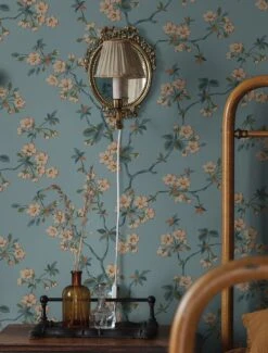 Tapete Maja Pastellgrünblau