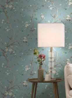 Tapete Malabar Pastelltürkis -Tapetengeschäft Malabar A 251012 2880x1440