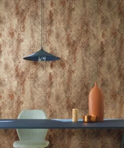 Tapete Malekid Kupferbraun 5 Tapete Malekid Kupferbraun -Tapetengeschäft Malekid B 625034 2880x1440