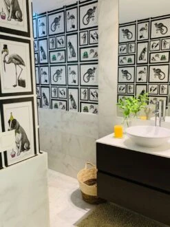 Tapete Maleme Schwarz -Tapetengeschäft Maleme R 101501 2880x1440