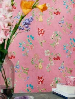 Tapete Mallorie Rosa