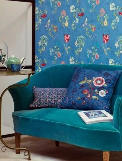 Tapete Mallorie Blau -Tapetengeschäft Mallorie A 821403 2880x1440