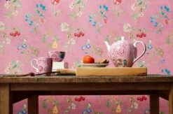 Tapete Mallorie Rosa -Tapetengeschäft Mallorie C 821402 2880x1440