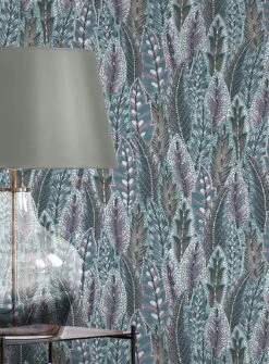 Tapete Malu Pastellviolett