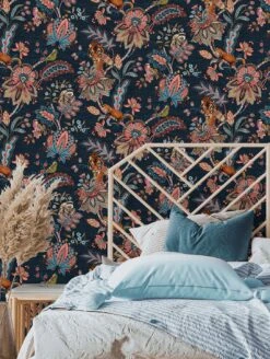 Tapete Manali Graublau -Tapetengeschäft Manali B 104672 2880x1440