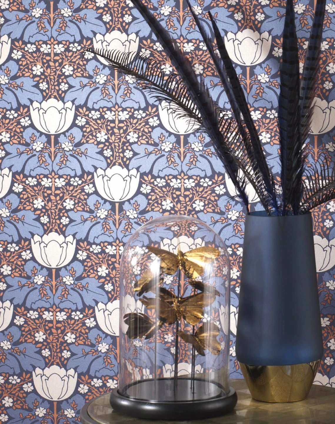 Tapete Marina Perlblau 1 Tapete Marina Perlblau