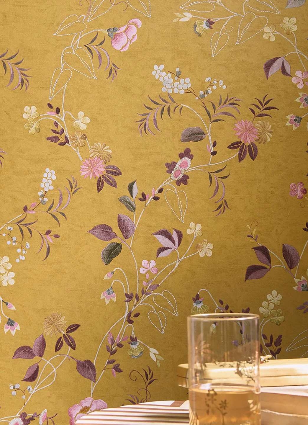 Tapete Marley Ockergelb 1 Tapete Marley Ockergelb