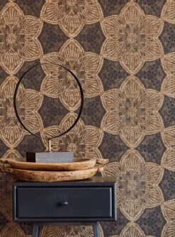 Tapete Marrakesh Graubeige Schimmer