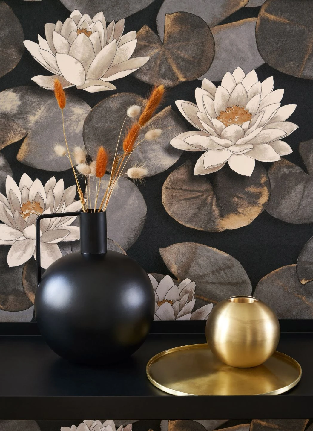 Tapete Mathilde Anthrazit 1 Tapete Mathilde Anthrazit